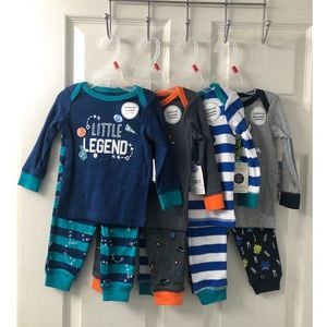 (4 piece lot) 6-12M Baby Boy Pajamas